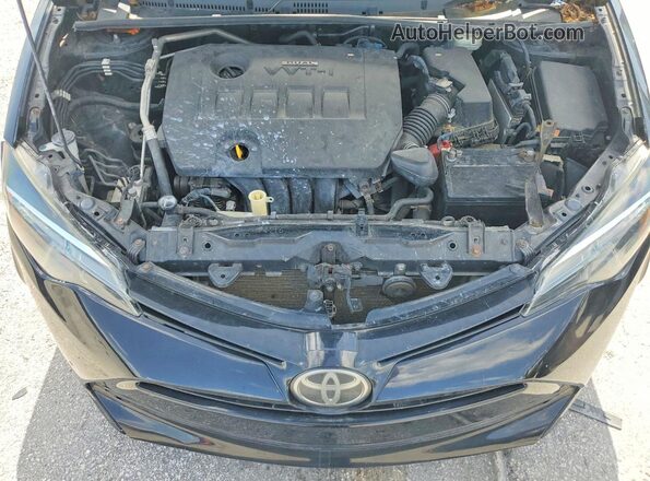 2T1BURHE2HC813469 2017 TOYOTA COROLLA Black Vista del compartimento del motor