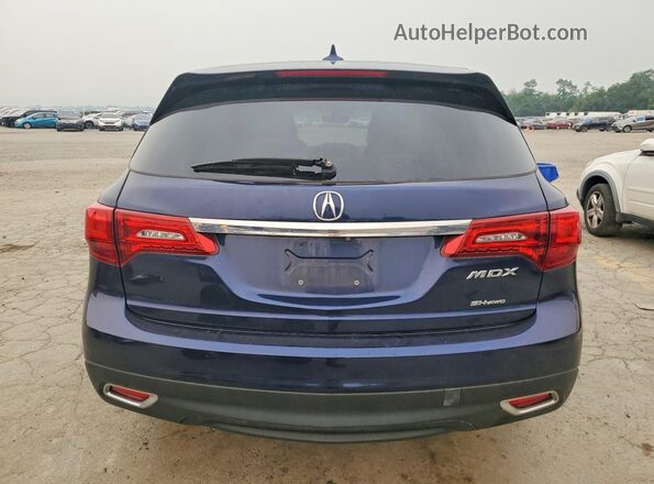5FRYD4H47GB037949 2016 ACURA MDX Black წინა სალონის ხედი