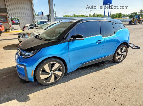 WBY7Z4C56JVD95486 2018 BMW I SERIES Синий Задняя левая четверть