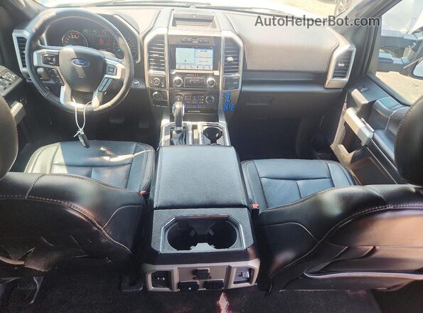 1FTFW1E52JFB13966 2018 FORD F150 White Vista del cuadro de instrumentos
