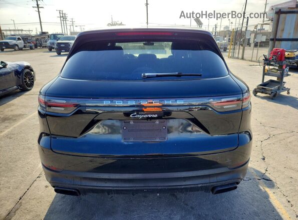 WP1AA2AY5KDA06579 2019 PORSCHE CAYENNE Black Widok wnętrza z przodu