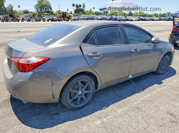 5YFBURHEXHP612645 2017 TOYOTA COROLLA Серый Передняя правая четверть