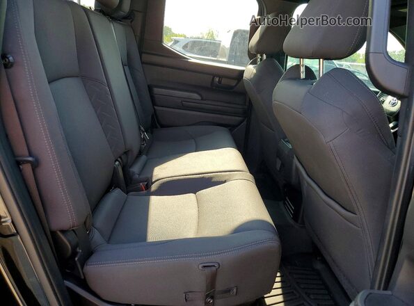 3TYKE5JNXRT024712 2024 TOYOTA TACOMA Black უკანა სალონის ხედი