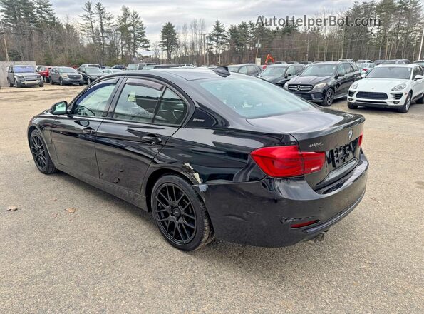 WBA8E1C55JA755929 2018 BMW 3 SERIES Черный Задняя правая четверть