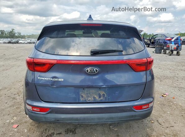 KNDPM3AC5J7484012 2018 KIA SPORTAGE Blue Widok wnętrza z przodu