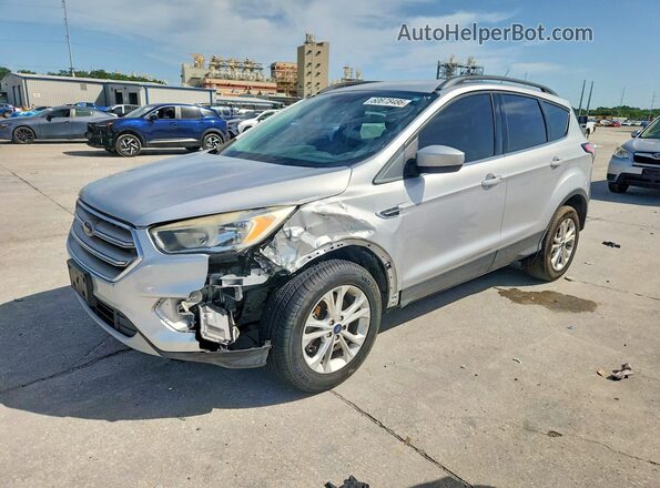 1FMCU9G90JUB48889 2018 FORD ESCAPE Серебряный Задняя левая четверть