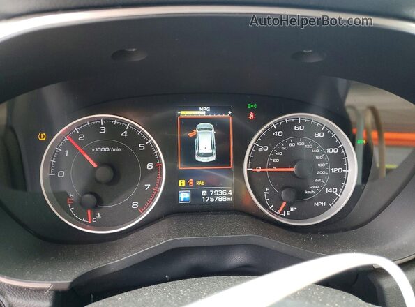 4S4WMAFD7K3443631 2019 SUBARU ASCENT Желто-коричневый Вид задних сидений