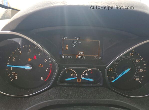 1FMCU9GDXHUC03007 2017 FORD ESCAPE Оранжевый Вид задних сидений