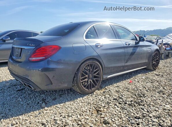 55SWF8HB7GU130249 2016 MERCEDES-BENZ C Серый Передняя правая четверть