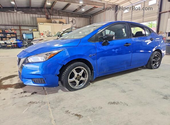 3N1CN8DV3NL825935 2022 NISSAN VERSA Синий Задняя левая четверть