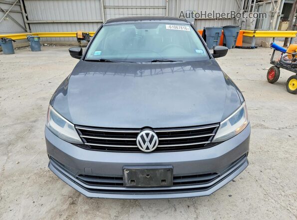 3VW267AJ4GM297320 2016 VOLKSWAGEN JETTA Gray Rear view