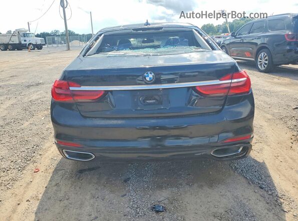 WBA7E2C55HG740100 2017 BMW 7 SERIES Black Widok wnętrza z przodu