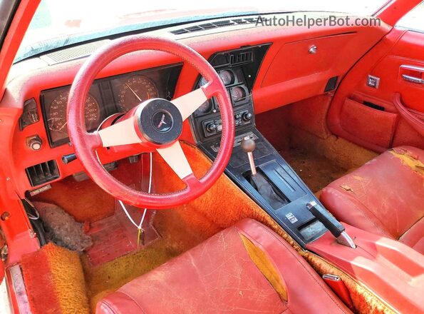 1Z8749S443183 1979 CHEVROLET CORVETTE Red Instrument cluster view