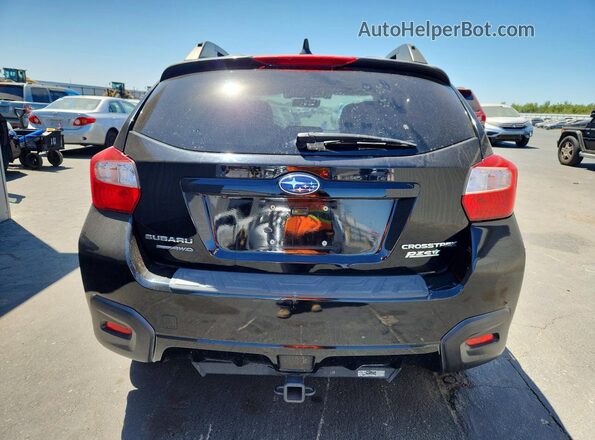 JF2GPANC2HH273264 2017 SUBARU CROSSTREK Black Սալոնի դիմացի տեսք
