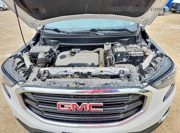 3GKALMEV9LL291715 2020 GMC TERRAIN White Вид наклейки з VIN-кодом