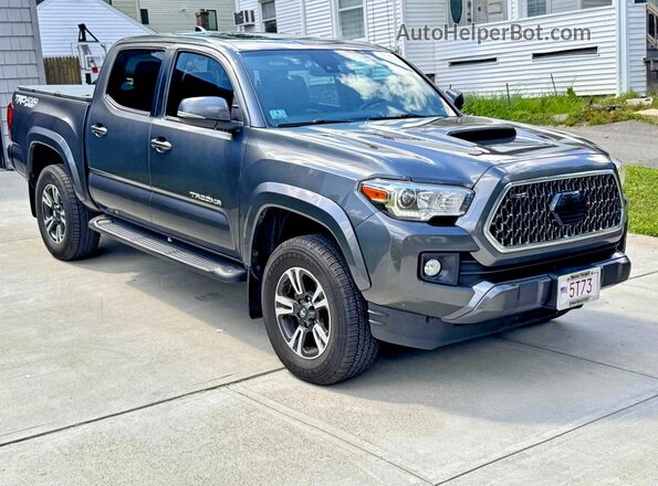 3TMCZ5ANXKM239629 2019 TOYOTA TACOMA Charcoal უკანა მარცხენა