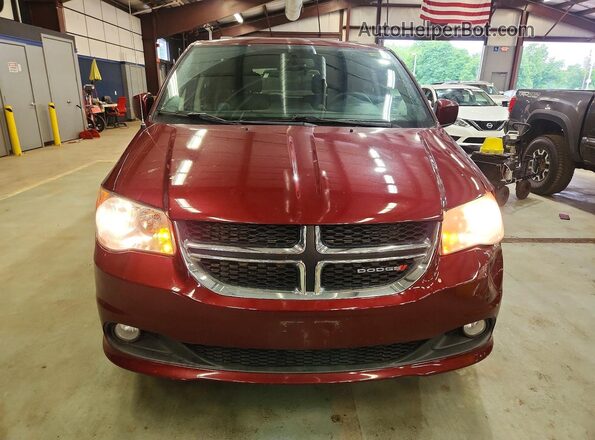 2C4RDGCG5HR714558 2017 DODGE CARAVAN Burgundy Vista trasera