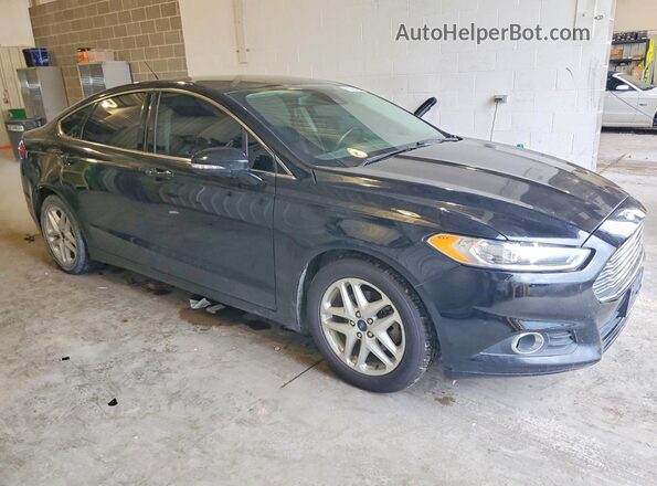 3FA6P0HD5GR176880 2016 FORD FUSION Black Widok z przodu