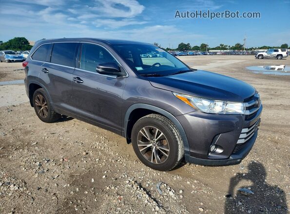 5TDBZRFH0HS414372 2017 TOYOTA HIGHLANDER Серый Вид спереди