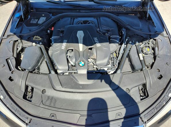 WBA7F2C57GG419252 2016 BMW 7 SERIES Black Շարժիչի բաժամունքի տեսք
