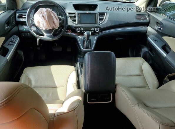 5J6RM3H92GL016803 2016 HONDA CR-V Tan Вид щитка приладів