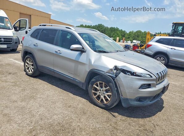 1C4PJLCB5HW650994 2017 JEEP CHEROKEE Silver Front view
