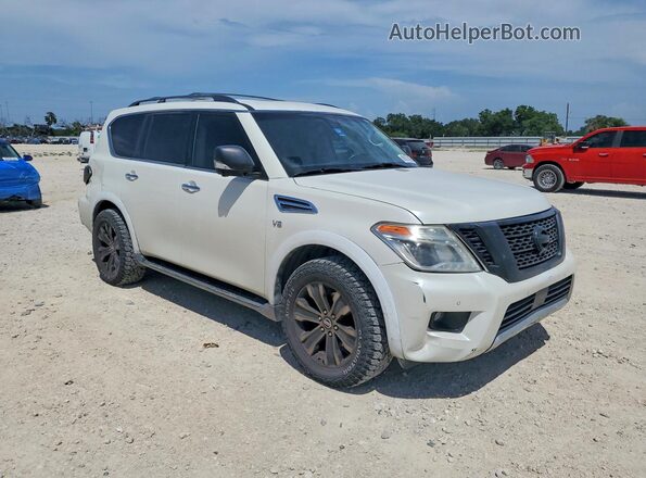 JN8AY2NE0H9700920 2017 NISSAN ARMADA White Դիմացի տեսք