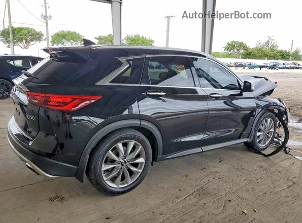 3PCAJ5BA3MF106695 2021 INFINITI QX50 Black Przód prawy