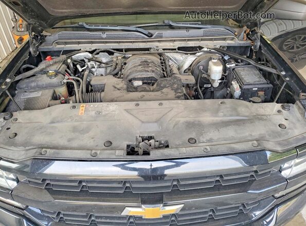1GCVKPEC5JZ222106 2018 CHEVROLET SILVERADO Black Engine compartment view