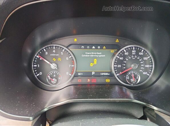 5XYP54HC8LG074450 2020 KIA TELLURIDE Черный Вид задних сидений