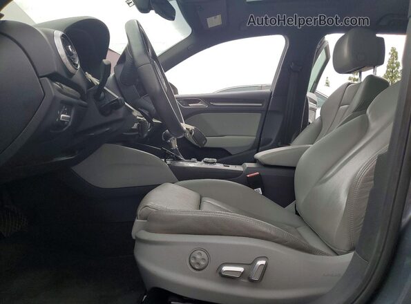 WAUTPBFF6HA103409 2017 AUDI A3 Gray Առջևի վահանակի տեսք