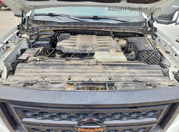 1N6AA1FB9MN513107 2021 NISSAN TITAN White Вид підкапотного простору