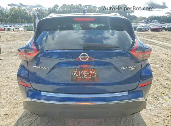 5N1AZ2DS0LN153823 2020 NISSAN MURANO Blue Սալոնի դիմացի տեսք