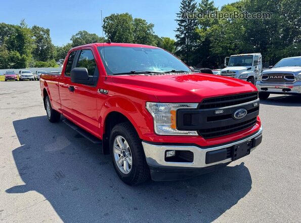 1FTEX1C55LKE26080 2020 FORD F150 Red წინა ხედი