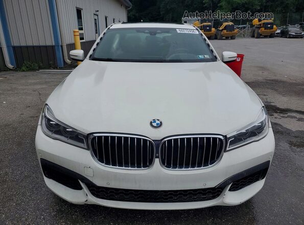 WBA7F2C50JG423747 2018 BMW 7 SERIES White Rear view