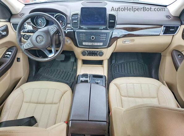 4JGDA5JB3HA937034 2017 MERCEDES-BENZ GLE Blue Widok zestawu wskaźników