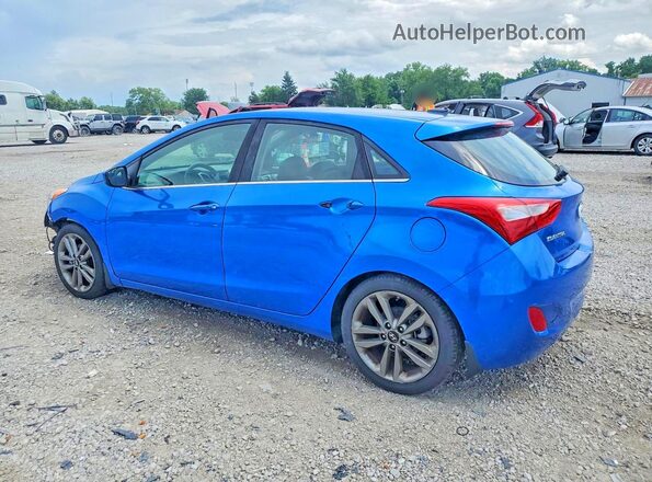 KMHD35LH5HU355138 2017 HYUNDAI ELANTRA Blue Задня ліва чверть