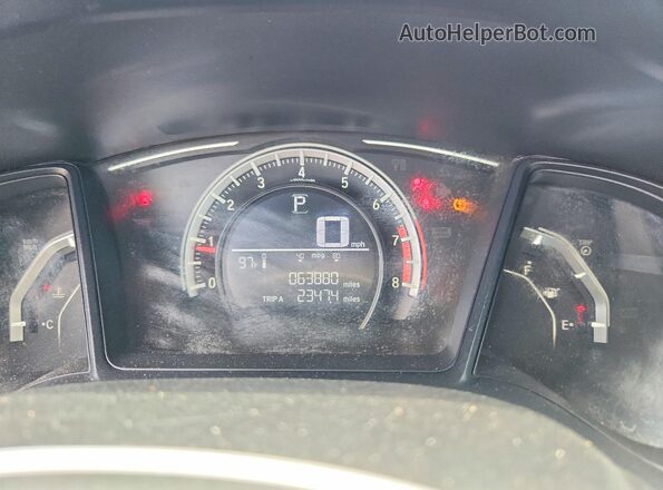 2HGFC4B0XJH305719 2018 HONDA CIVIC Серый Вид задних сидений