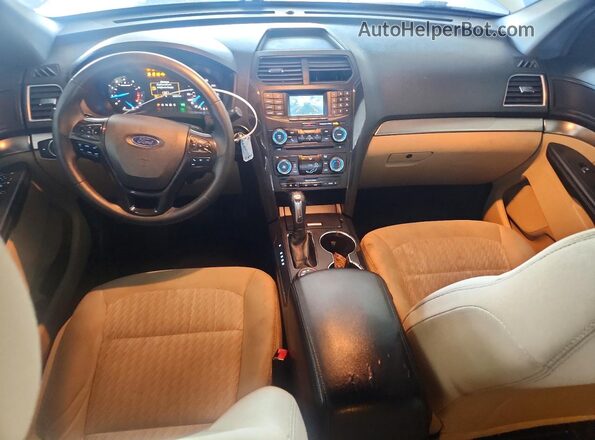 1FM5K8BH8GGA64754 2016 FORD EXPLORER Белый Вид щитка приборов