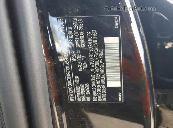 YV4062JE7T1428244 2026 VOLVO XC90 Black 