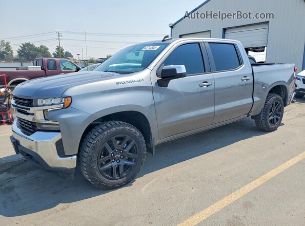 1GCUYDET6MZ437586 2021 CHEVROLET SILVERADO Silver Задня ліва чверть