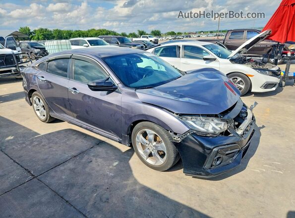 19XFC2F50HE066129 2017 HONDA CIVIC Black Widok z przodu