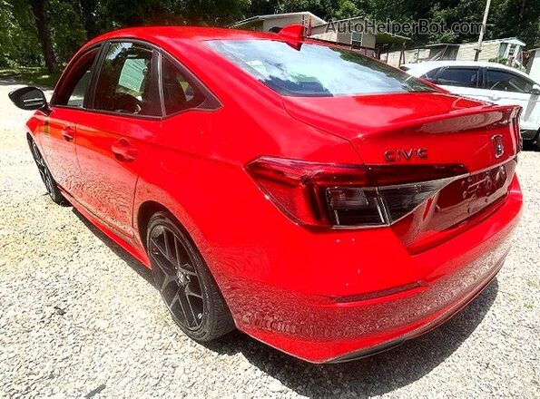 2HGFE2F59NH606346 2022 HONDA CIVIC Red Front right