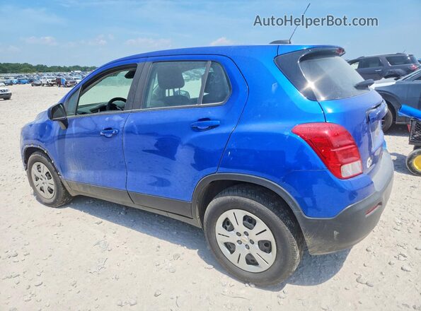 KL7CJKSB2GB757059 2016 CHEVROLET TRAX Blue Tył prawy