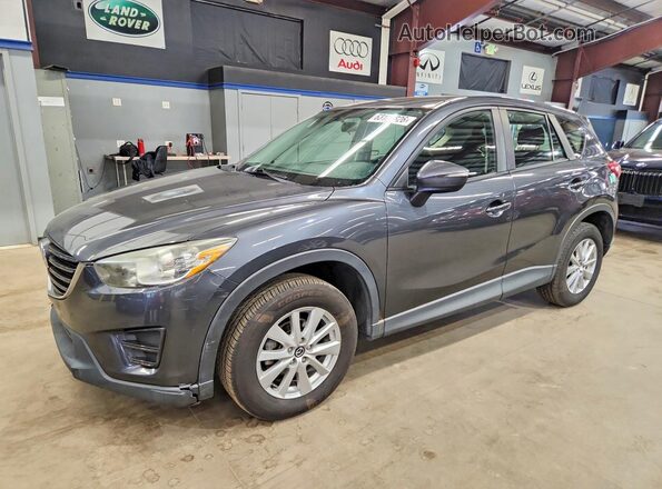 JM3KE4BY3G0632075 2016 MAZDA CX-5 Gray Rear left