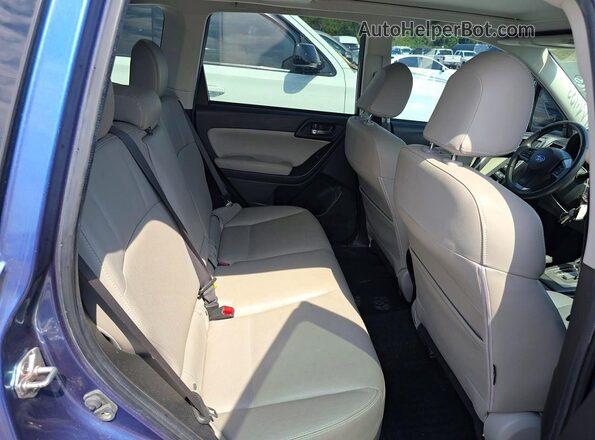 JF2SJAHC2GH490786 2016 SUBARU FORESTER Blue Widok wnętrza z przodu