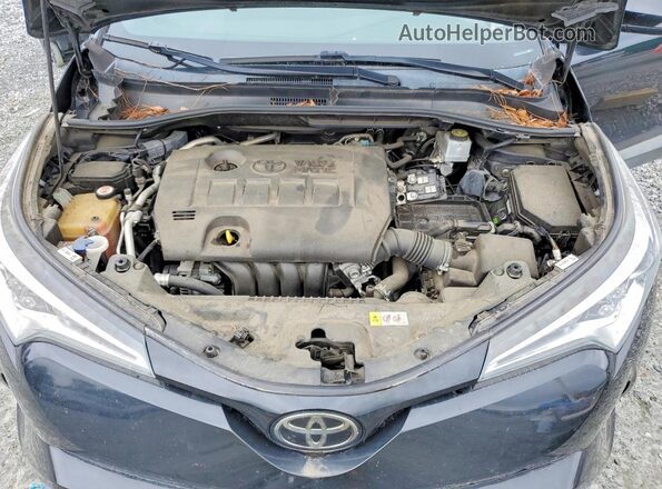 NMTKHMBX2KR075462 2019 TOYOTA C-HR Black Vista del compartimento del motor