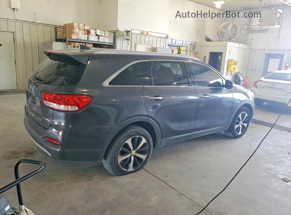 5XYPH4A19GG005319 2016 KIA SORENTO Charcoal Передня права чверть