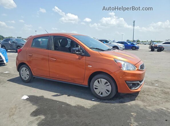 ML32A3HJ3JH014615 2018 MITSUBISHI MIRAGE Orange Widok z przodu