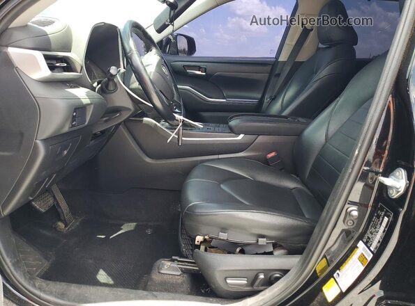 5TDHZRBH5MS543296 2021 TOYOTA HIGHLANDER Black Dashboard view